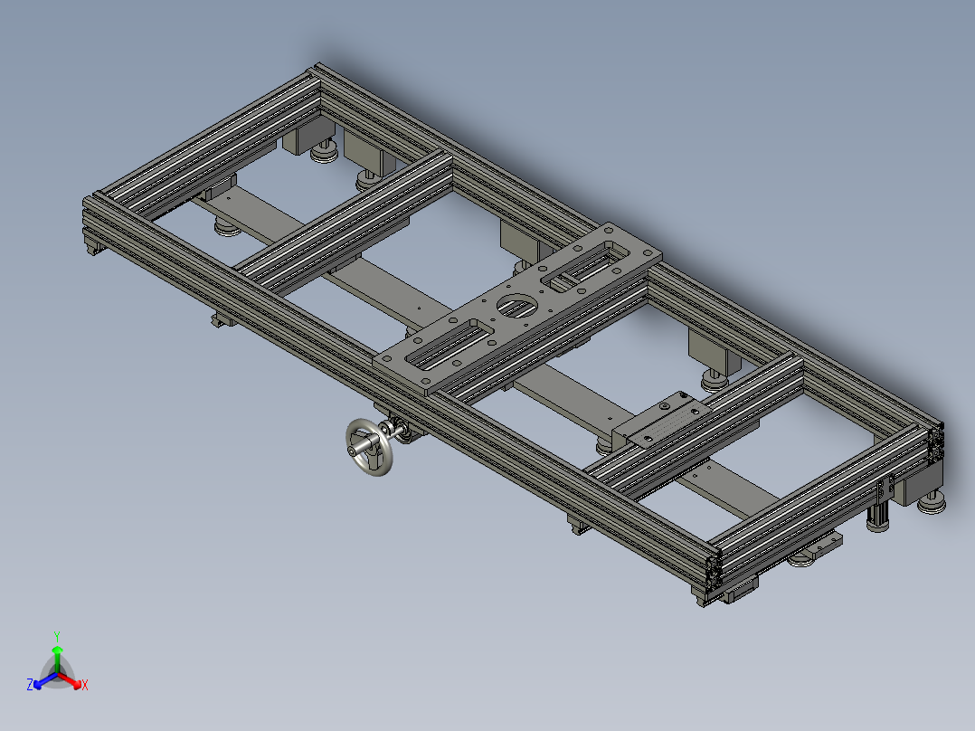 装箱机器人夹具正等轴测图