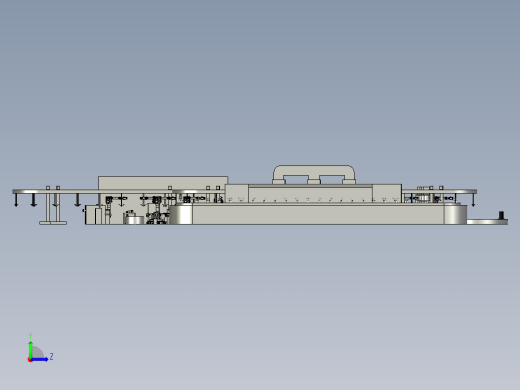 液化石油气钢瓶喷漆吊挂装置左视缩略图