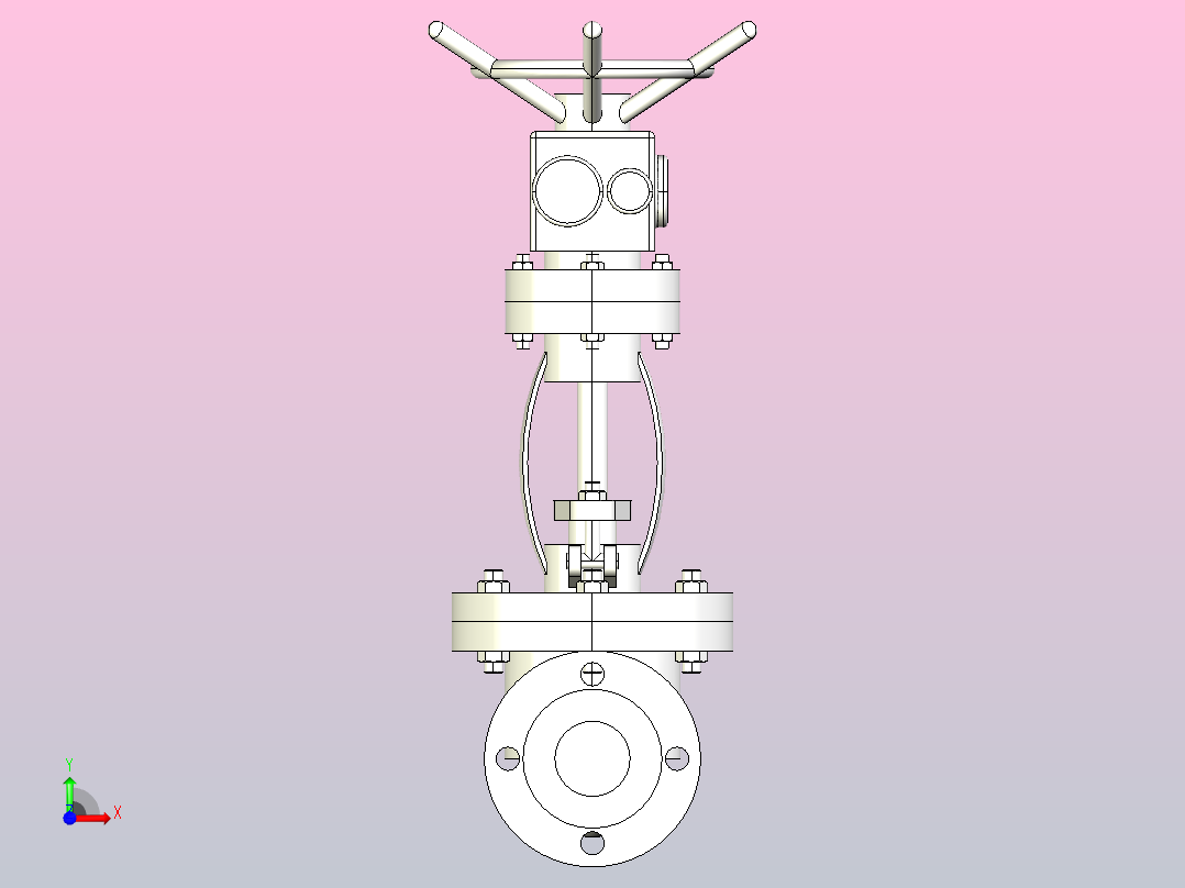 J41-941-100国标截止阀[80]前视图
