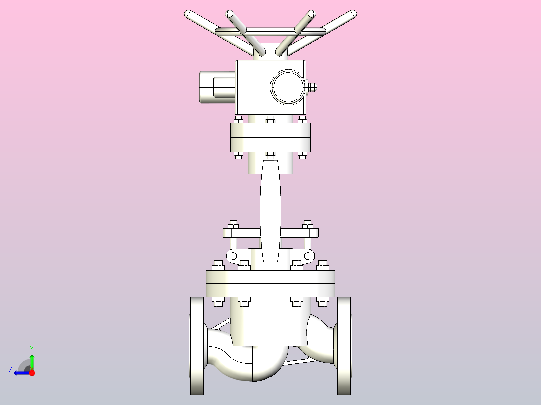 J41-941-100国标截止阀[80]右视图