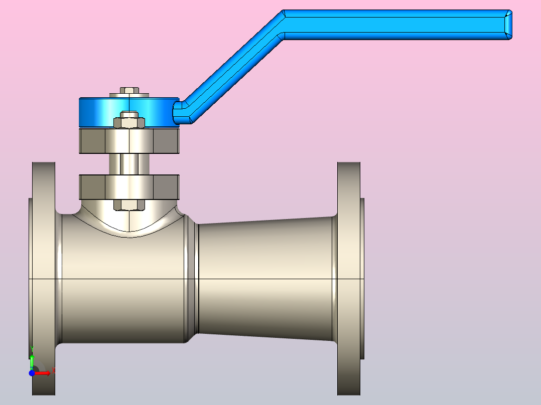 QP41M球形排污阀[QP41M-1.6-DN80]前视图