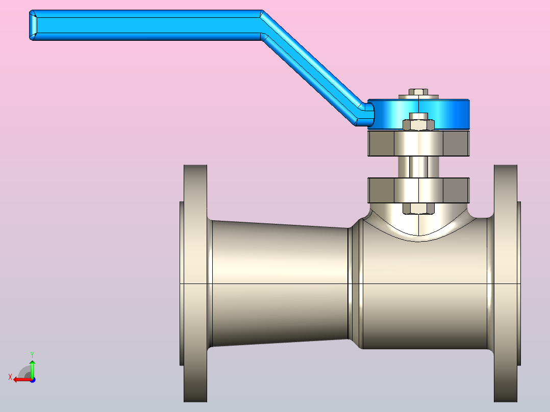 QP41M球形排污阀[QP41M-1.6-DN80]后视图