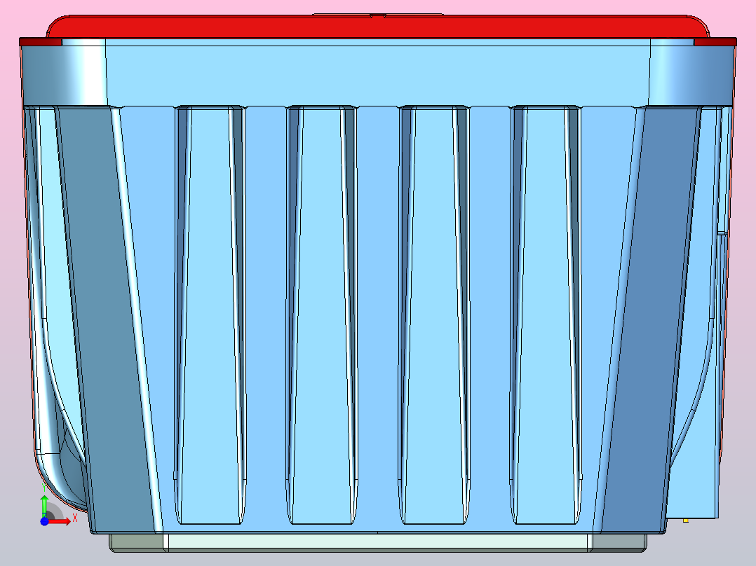 22英寸冷却器前视图