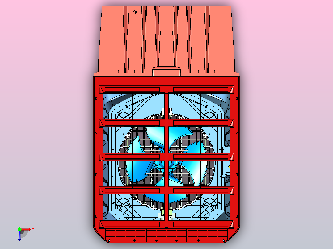 22英寸冷却器俯视图