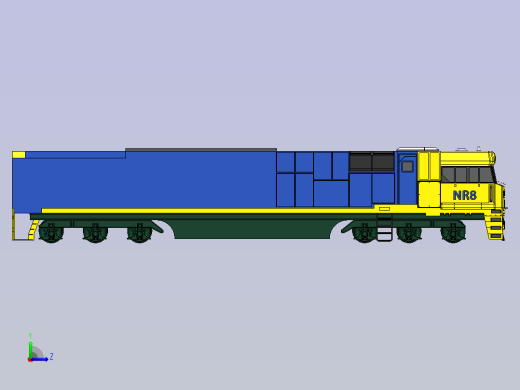 机车火车头 sw24左视缩略图