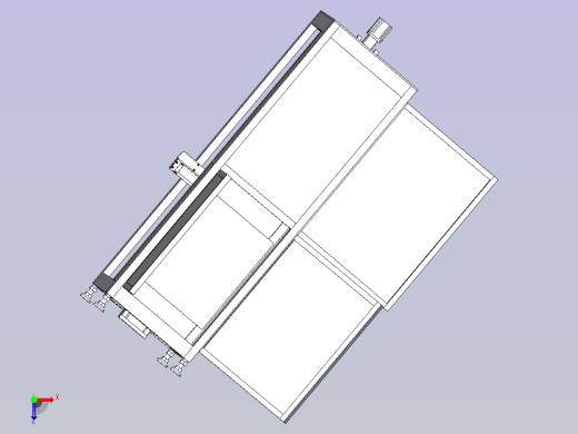 一款升料机3D模型俯视缩略图