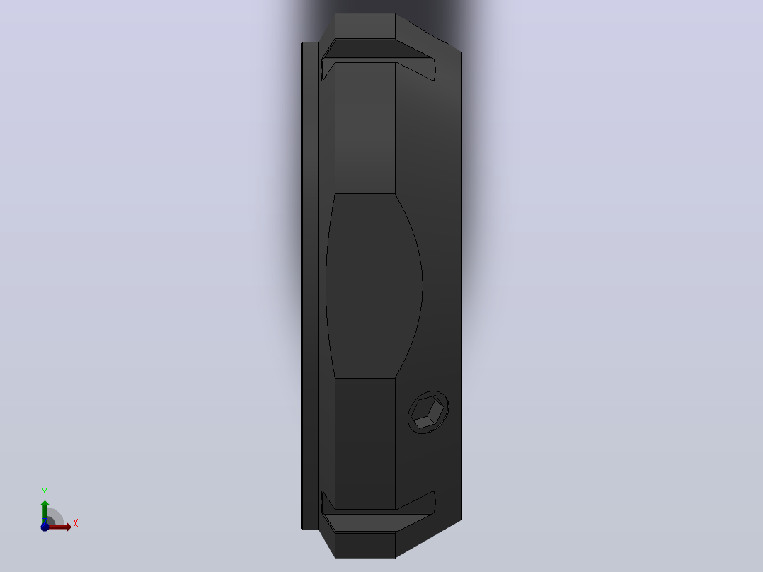 NFA斜角锁紧螺母[NFA M55×2.0]前视图