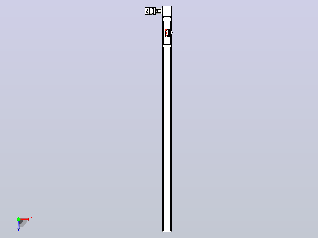 伺服电机集成皮带传动直线执行器TPA-OCB-120-224-L2250-DR-J90-N3..zip.zip俯视图