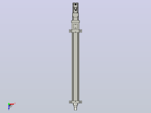轻载电动缸TPA-ESR100-3210C-L800-M-LB-W-P75-JX-C3俯视缩略图