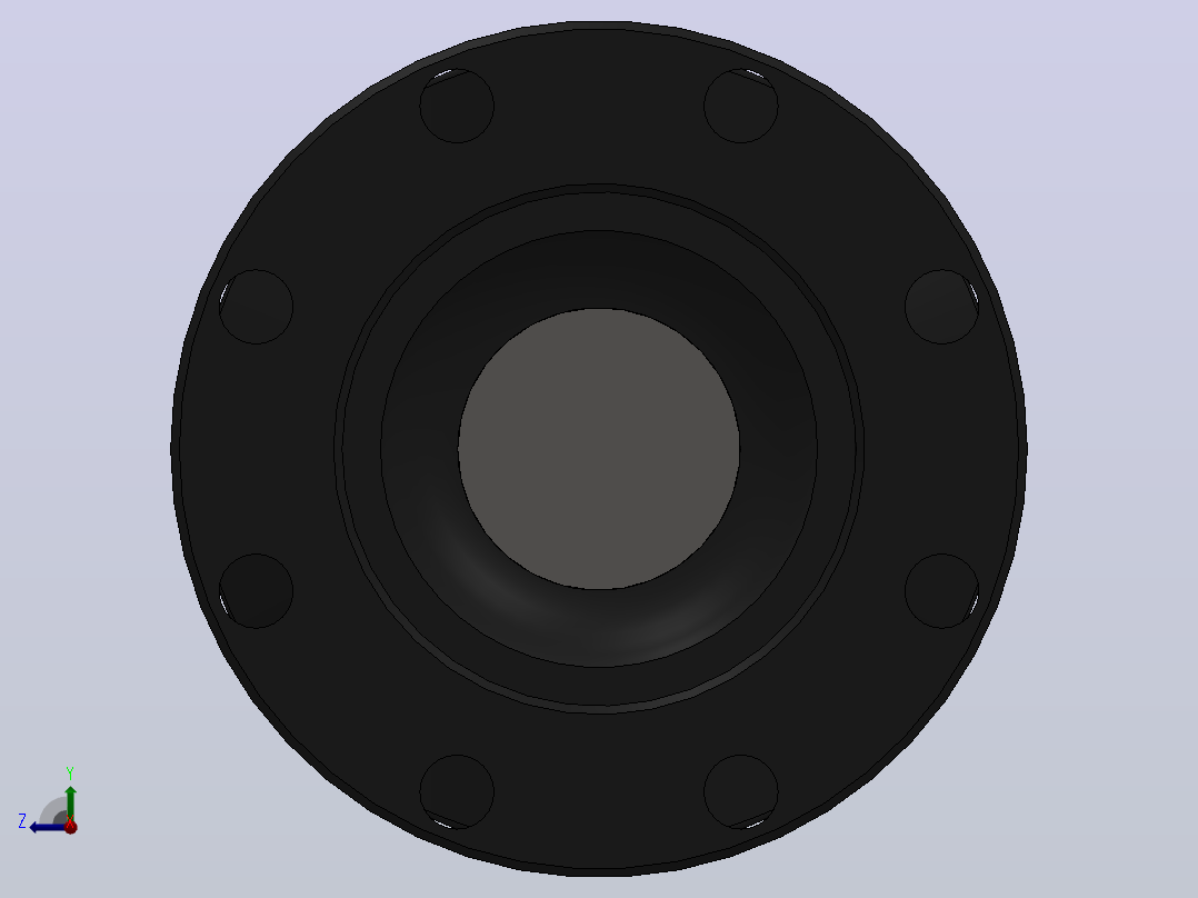 SW-I180-B-430SWC-1型--轻型十字轴式万向联轴器右视图