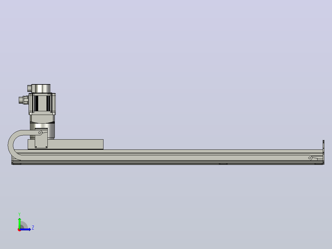 TM22-L3-1000-BC-T1000W-C4-MB-3M齿轮齿条型TM22左视图