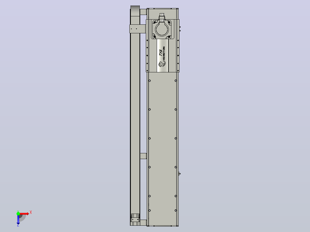 TM22-L3-1000-BC-T1000W-C4-MB-3M齿轮齿条型TM22俯视图