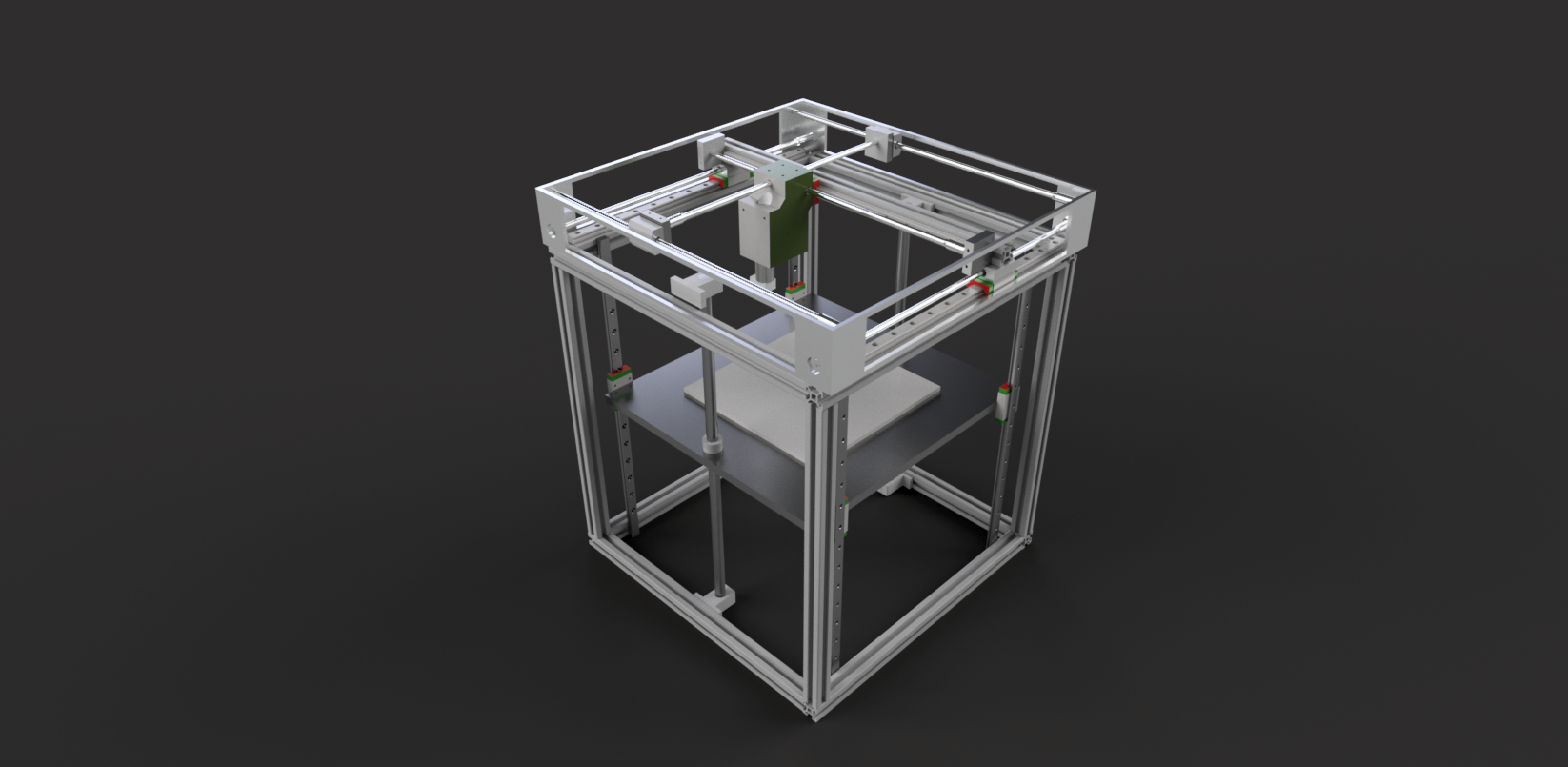 3D打印机的简化模型