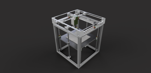 3D打印机的简化模型缩略图