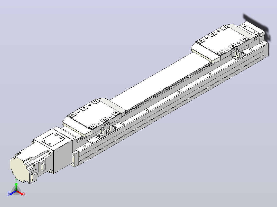 滚珠丝杠线性轴TPA-GCRS-80-1610C-L100-M-M20-N3主视图