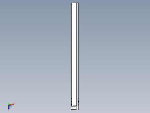皮带直线轴半封闭可选导轨TPA-HNB-175D-140-L2100-RU-Y-P75-N3俯视缩略图