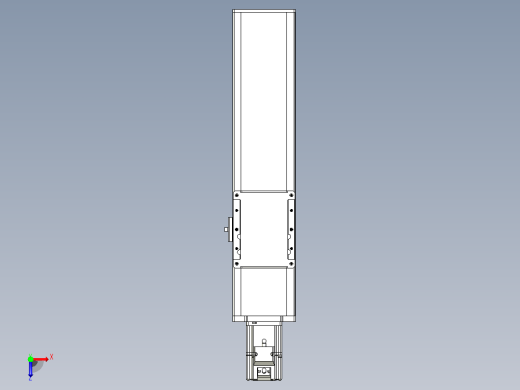 滚珠丝杠直线轴带导轨全封闭TPA-HCR-105D-1610C-L250-M-Y-P40-N3俯视缩略图