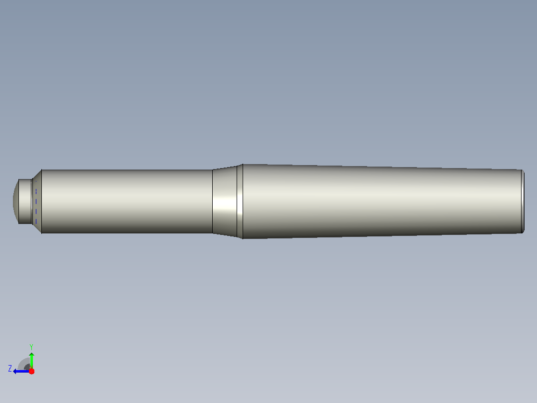 GB-T881-2000 螺尾锥销右视图