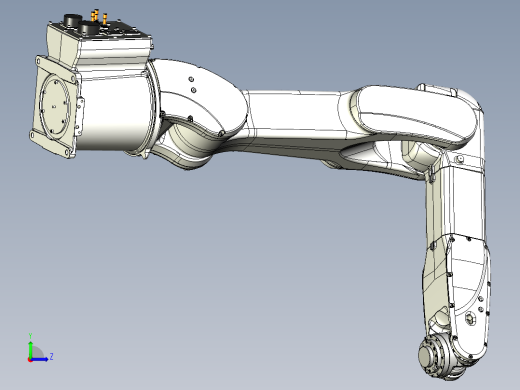 那智机器人nachi mz03el 6axis industrial robot左视缩略图