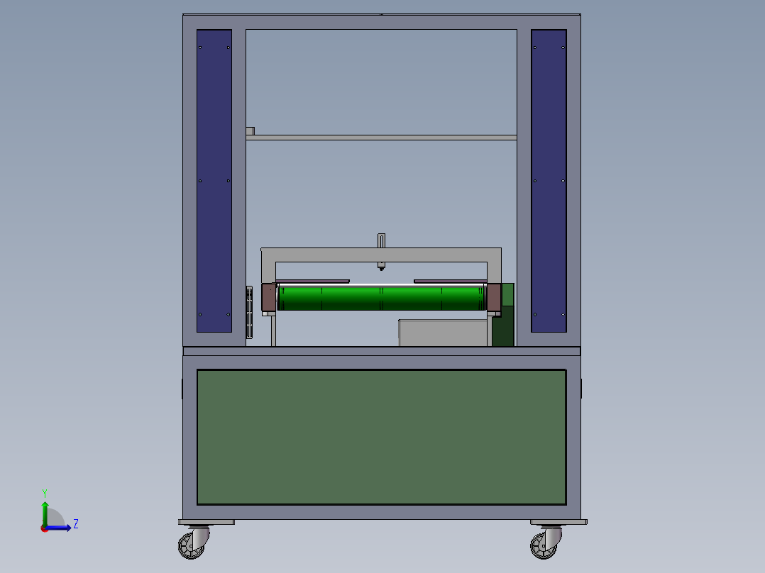 升降输送线周转机sw16左视图