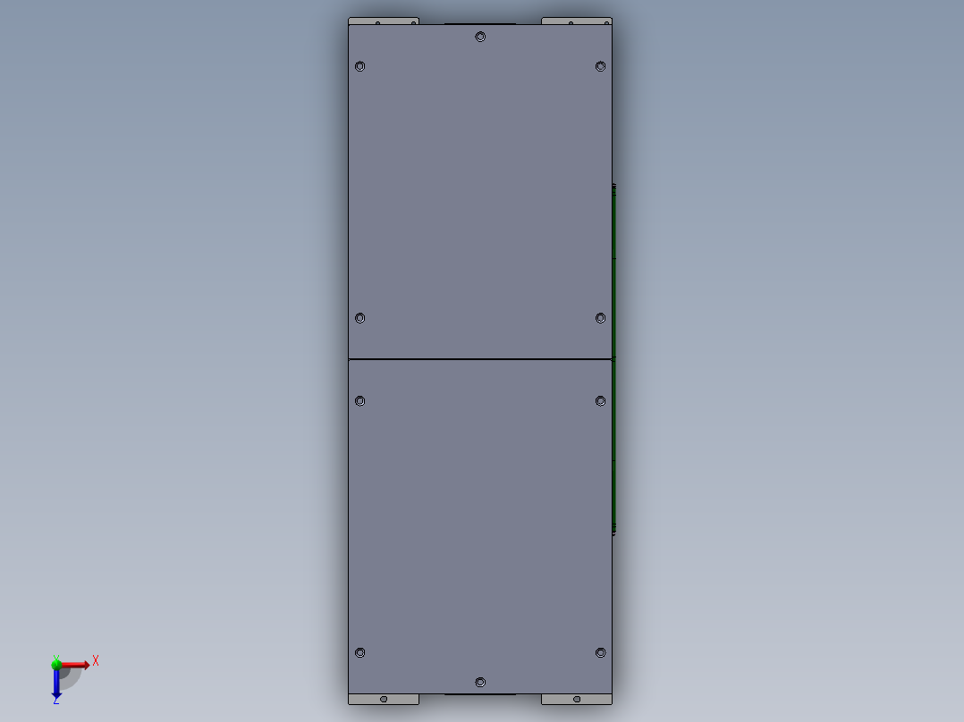 升降输送线周转机sw16俯视图