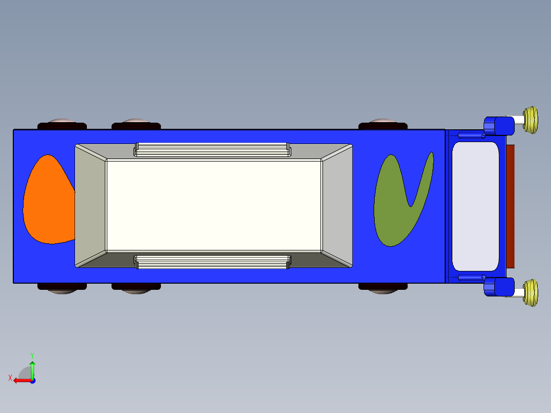 大客车设计后视图