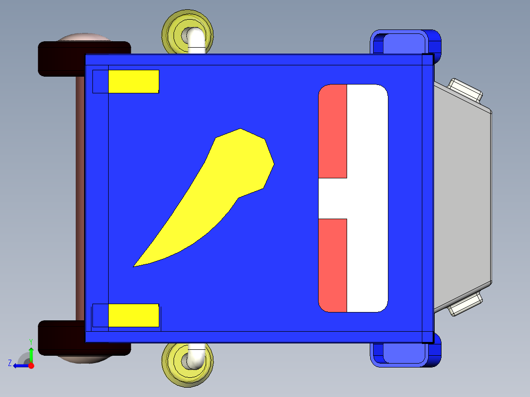 大客车设计右视图