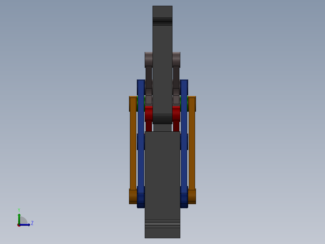 8杆升降机构左视图
