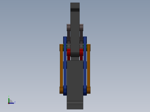 8杆升降机构左视缩略图