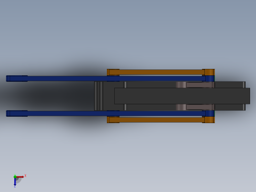 8杆升降机构俯视缩略图
