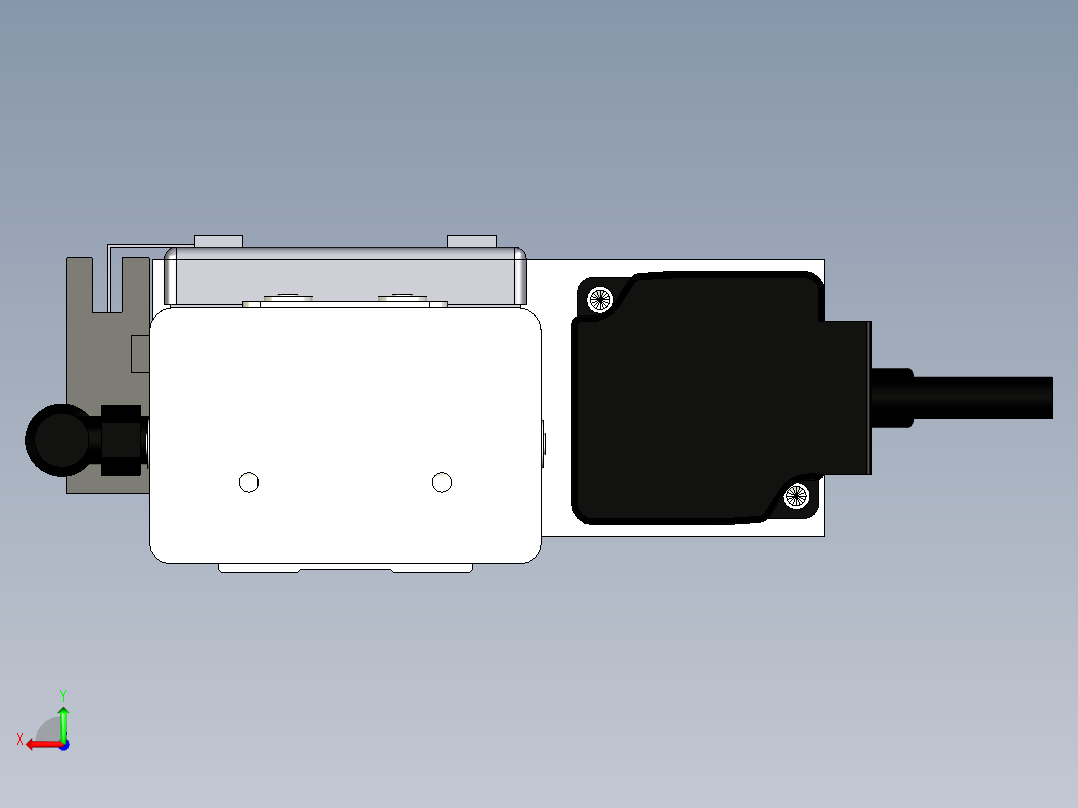 Toyo东佑达直线模组-ECH6-550-BR+煞車-M5后视图