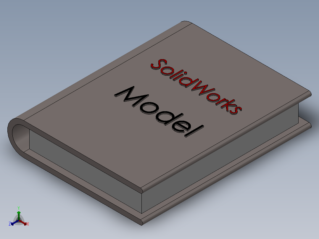 手册书正等轴测图