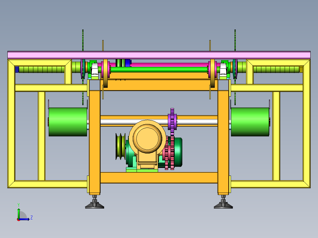 2022.09月-通用型自动切割机sw18可编辑左视图