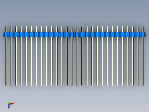 彩色公头100mil（2.54mm）系列-DS1021_blue_2x28p_100mil_Type43_rev1.0俯视缩略图