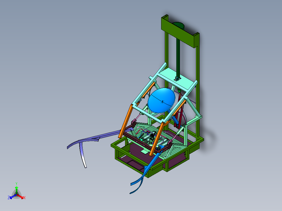 篮球抓球投球机