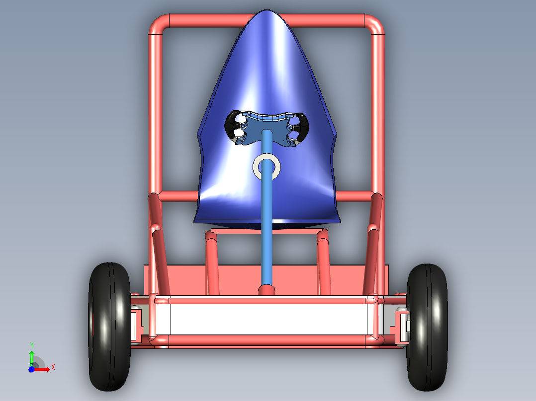 卡丁车模型图前视图
