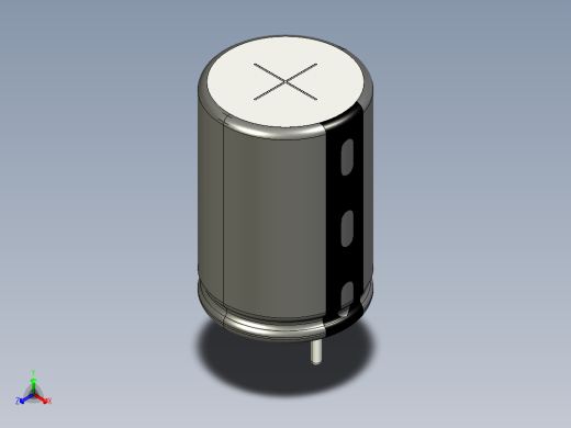 铝电解电容器径向，罐，直径10毫米-高15毫米，引线间距5毫米