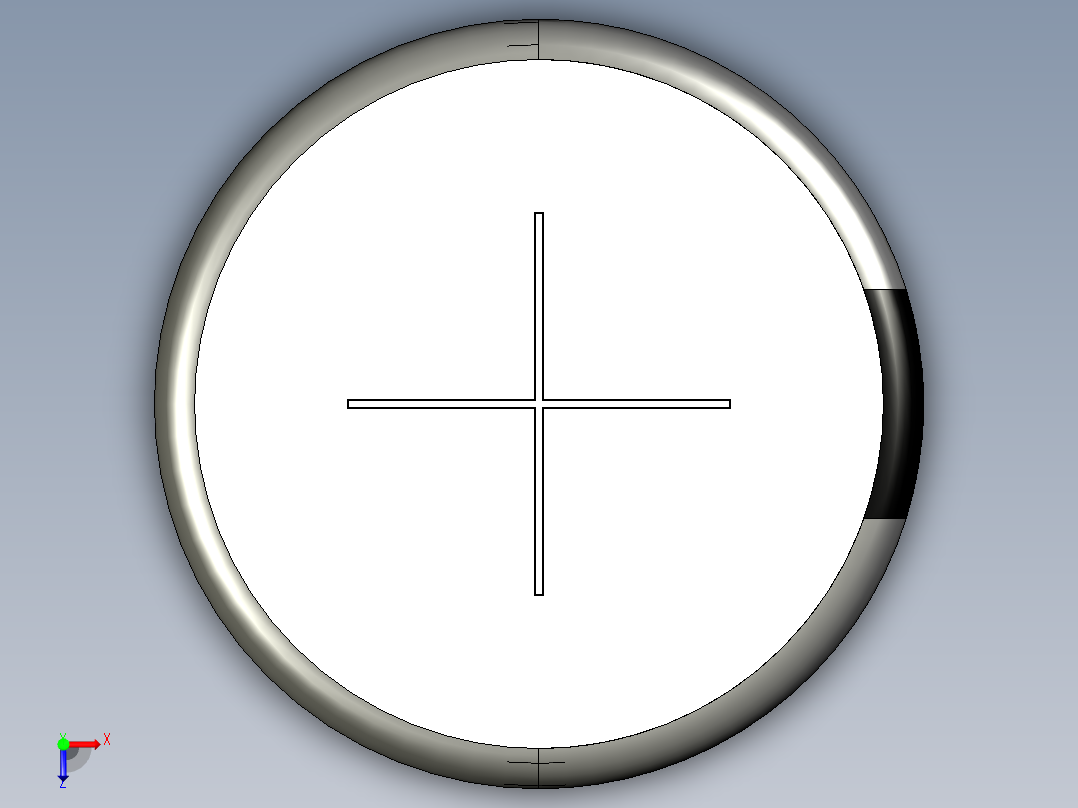 铝电解电容器径向，罐，直径10毫米-高15毫米，引线间距5毫米俯视图