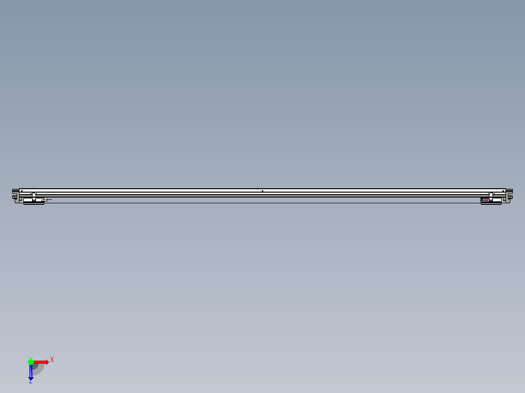 威洛博VL系列3d模型模组2VL14S1Y-S2300俯视图