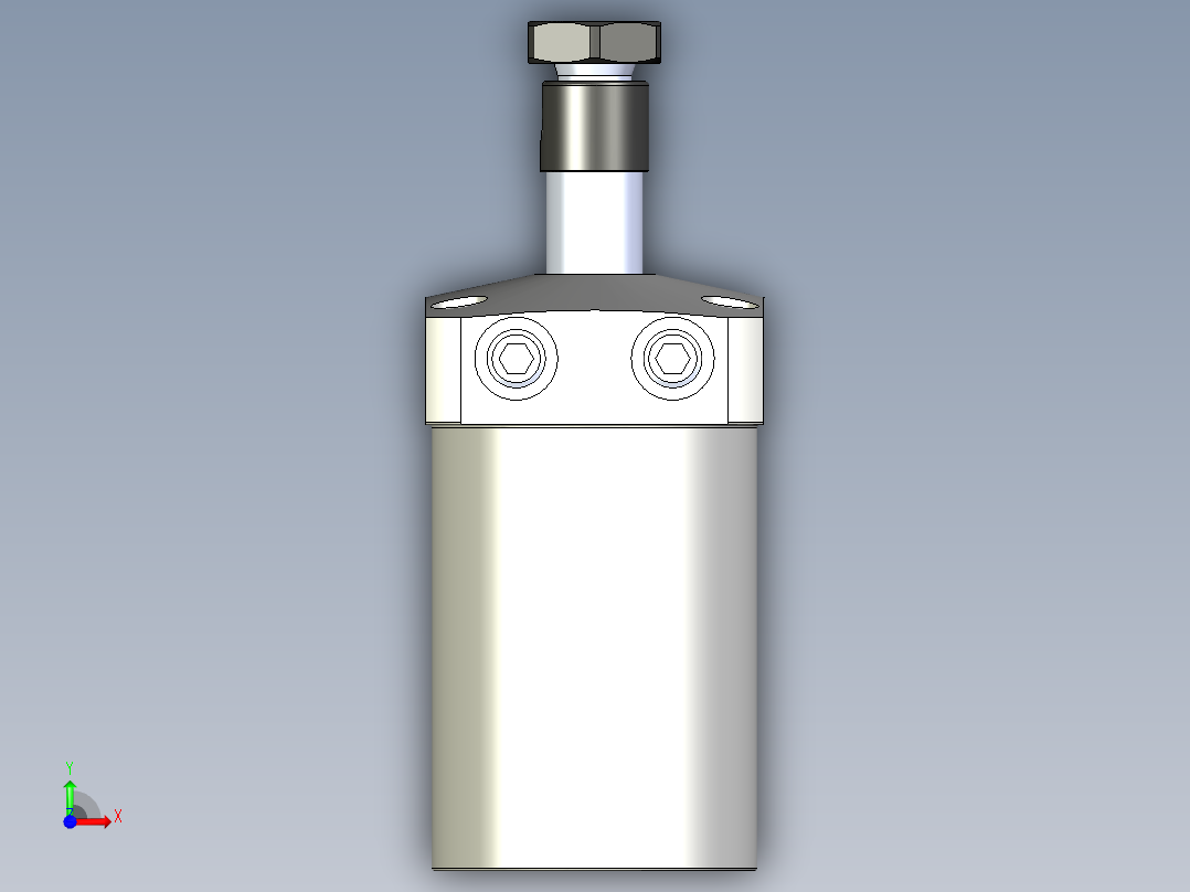 KOSMEKWHE1600-2GL多系列多零件图纸模型前视图