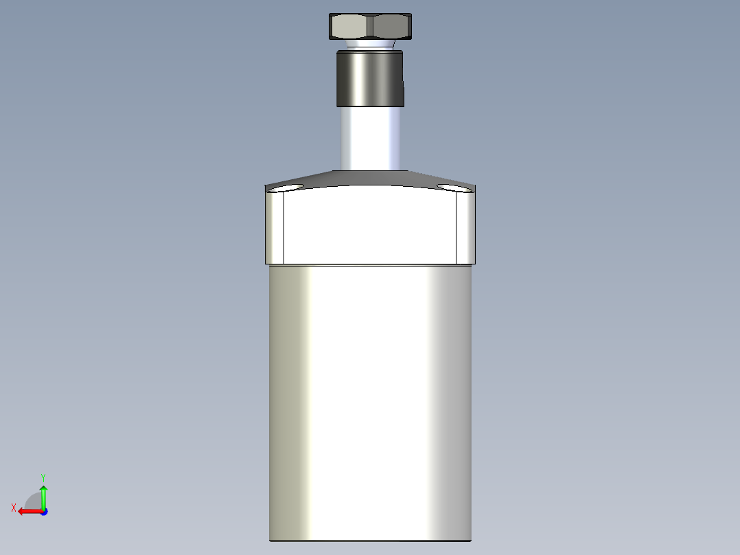 KOSMEKWHE1600-2GL多系列多零件图纸模型后视图