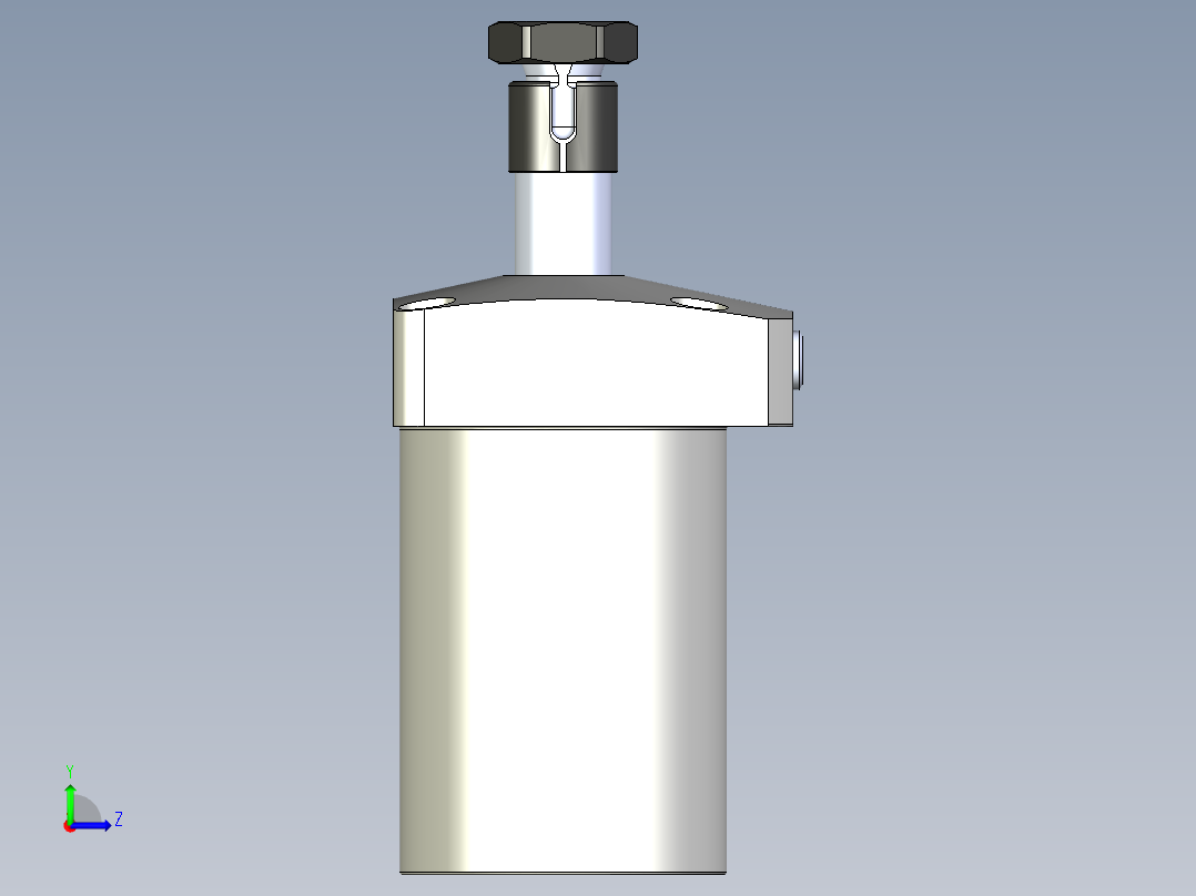 KOSMEKWHE1600-2GL多系列多零件图纸模型左视图