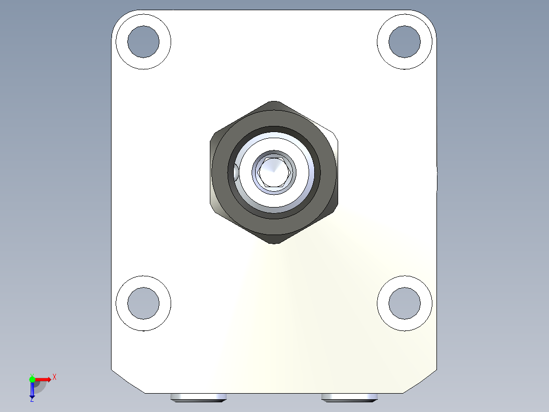 KOSMEKWHE1600-2GL多系列多零件图纸模型俯视图