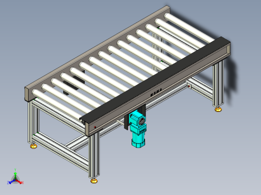 LE-链条传动滚筒输送线