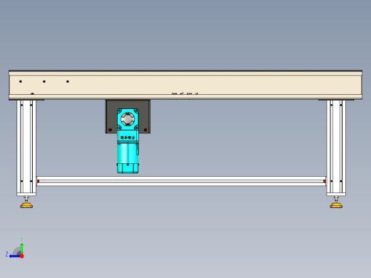 LE-链条传动滚筒输送线右视缩略图