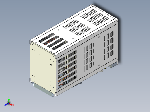 商用立式冰淇淋机三维模型