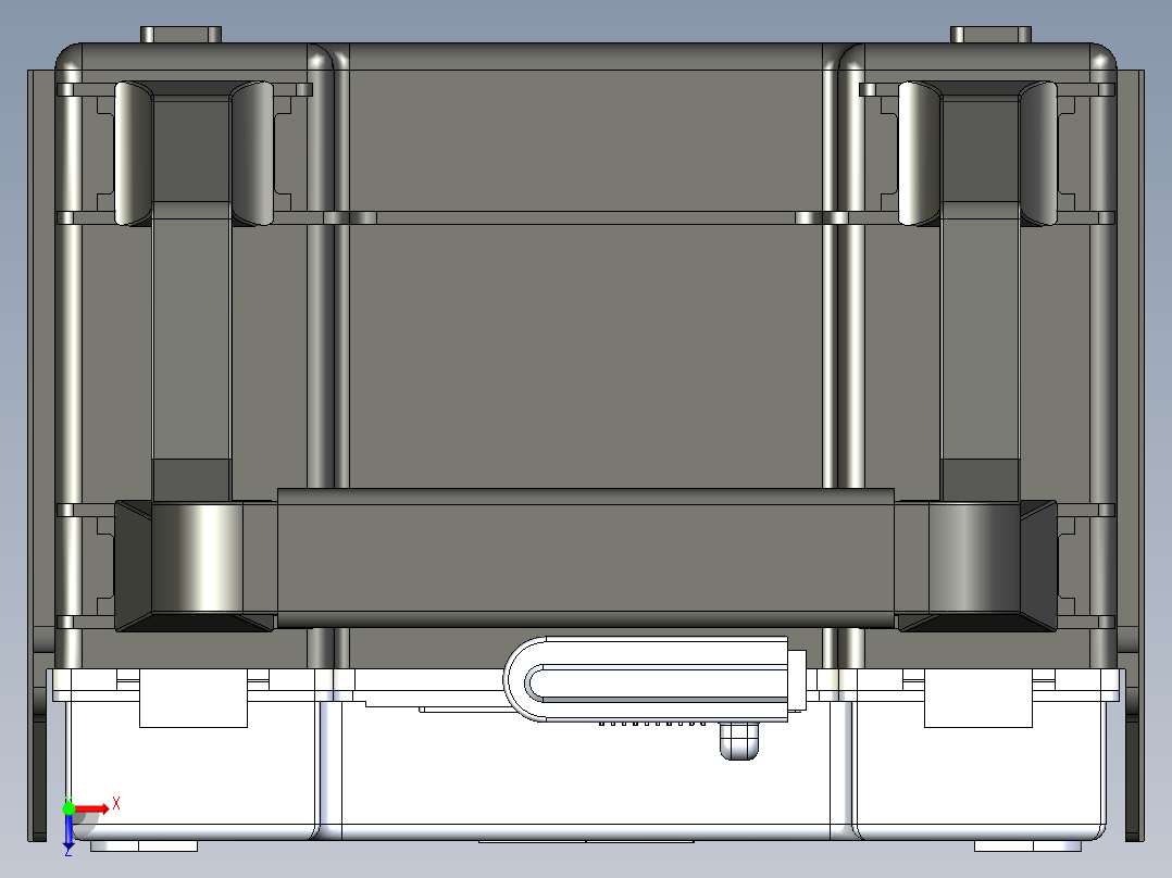 四驱车修理箱俯视图