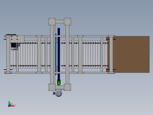 泡沫混凝土切割机结构设计含三维二维说明书364902前视缩略图