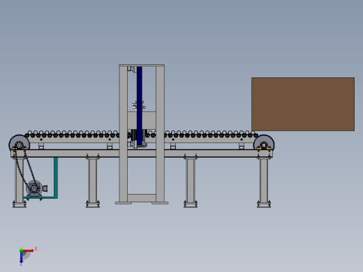 泡沫混凝土切割机结构设计含三维二维说明书364902俯视缩略图