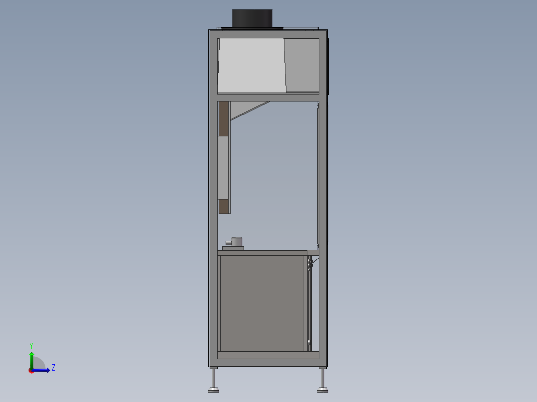 恒温加热设备左视图